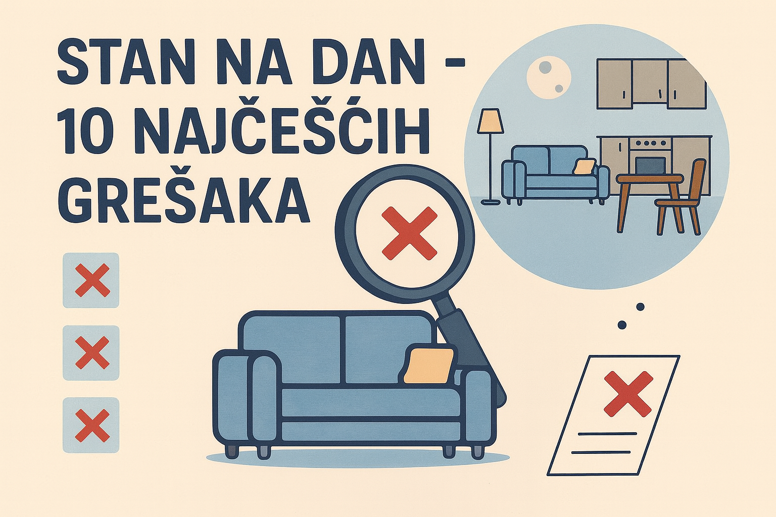 Stan na dan – 10 najčešćih grešaka